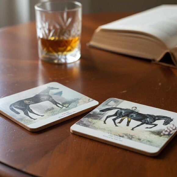 Lady Clare Other - Rare vintage Lady Clare equine coasters with original box
